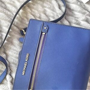 Michael Kors Blue Crossbody Purse
